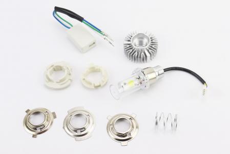 Лампа фари діодна LED-2 SUPER (к-кт різних кріплень), з стабілізатором