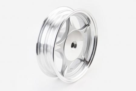 Диск задній литий MT2,50x10 Z19 для 4Т (бараб. гальм. d-110 мм) "5 променів", сірий тип 1