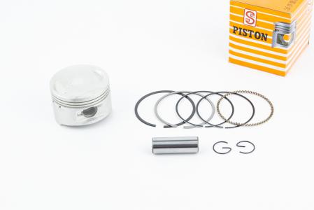 Поршень к-кт 150 cc 57,4 мм STD (палець 15 мм), жовта коробка до скутера 125-150сс 4Т
