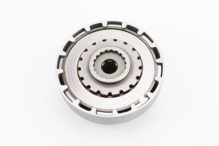 Зчеплення двохдискове в зборі (кошик) 70/110 cc "механіка"+9 деталей до мопеда DELTA Delta