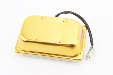 Фари квадратної передня частина 6+1-LED лінза з обідком, 165x105 мм, TUNING до скутера Viper 125-150J