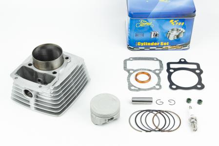 Циліндр комплект (ЦПГ) 250 cc-65.5 мм (висота циліндра 82/107 мм) (палець 15 мм) до мотоцикла CG125-250