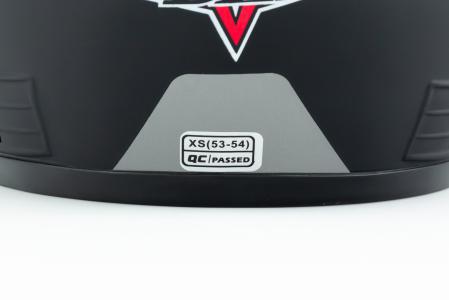 Шолом інтеграл BLD-825A XS (53-54см), чорно-сірий матовий