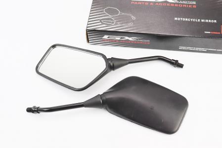 Дзеркала к-кт Квадрат, чорні М10 до скутера
