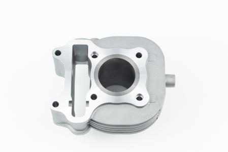 Циліндр комплект (ЦПГ) 50 cc, 39 мм (палець 10 мм), синя коробка "4T" до скутера Suzuki LET'S
