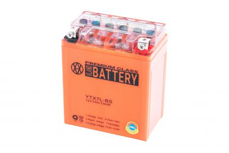 Акумулятор 12V7Ah YTX7L-BS GEL (L113*W70*H132 мм) "МОТО"