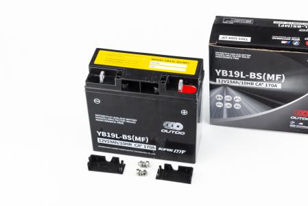 Акумулятор 12V19Аh YB19L-BS(MF) кислотний (L181*W77*H167 мм)