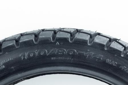 Шина 100/80-14 безкамерна, шипована STREET ENDURO SB-117 до велосипеда