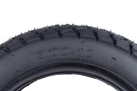 Шина 3,00-10 безкамерна, шипована K6001 до велосипеда