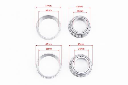 Підшипники керма к-кт для мототехніки RS250GY-LC/ADT 250