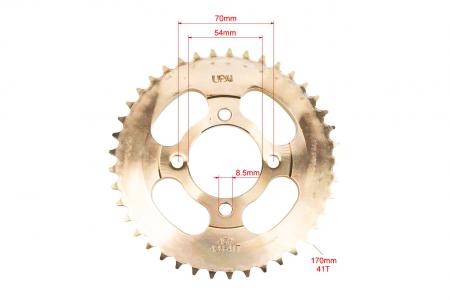 Зірки JH 428-41/14T, ланцюг 428x98L GOLD до мотоцикла