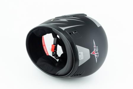 Шолом інтеграл BLD-825A S (55-56см), чорно-сірий матовий