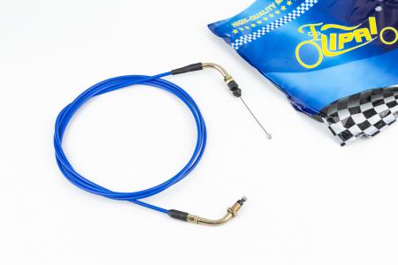 Трос газу 254см; кожух 224см), синій "(трос" до скутера Honda SH125/150