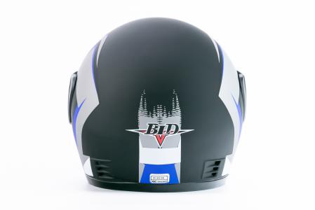 Шолом інтеграл BLD-825A S (55-56см), чорно-синій матовий NEW