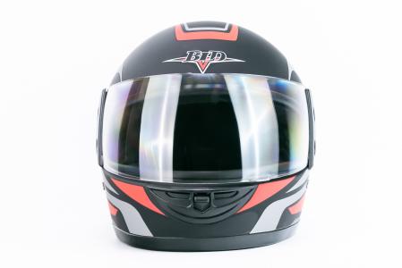 Шолом інтеграл BLD-825A XS (53-54см), чорно-червоний матовий