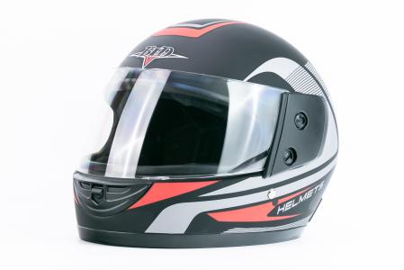 Шолом інтеграл BLD-825A XS (53-54см), чорно-червоний матовий