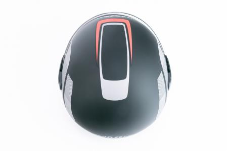 Шолом інтеграл BLD-825A XS (53-54см), чорно-червоний матовий