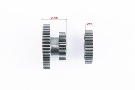 Шестерня стартера 13/48Т+35Т, к-кт 2 шт 171Fмм Loncin FE250 до мотоцикла Tekken New 250