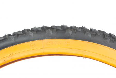 Шина 24"x1,95 (54-507) шипована (оранжевий борт) SV210 до велосипедів