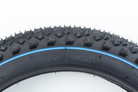 Шина 14"x1,75 (47-254) шипована з синьою смугою ARKOSE 2 SRI-130 до велосипедів