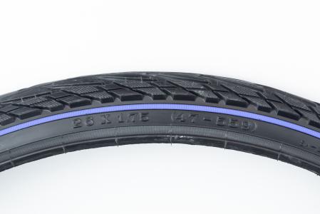 Шина 26"x1,75 (47-559) дорожня з синьою смугою SA-234 до велосипедів