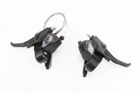 Перемикачі (моноблок) 3x7 швидкостей, чорні ST-EF 41 до велосипеда