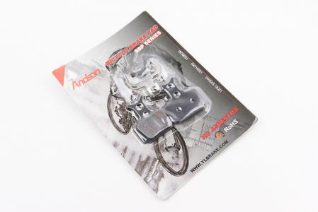Гальмівні колодки Disk-brake (Formula The one, R1, Mega), чорні YL-1034 до велосипеда