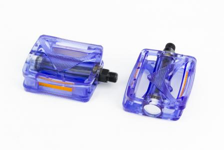 Педалі MTB 9/16" (110x86x29 мм) полікарбонатні, сині HC-JD185 до велосипеда