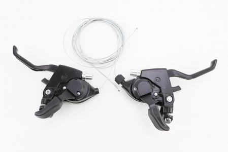 Перемикачі (моноблок) 3x7 швидкостей, чорні SL-KD-80 до велосипеда