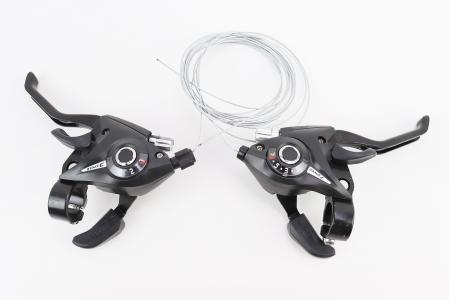 Перемикачі (моноблок) 3x7 швидкостей, чорні SL-KD-80 до велосипеда