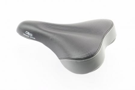 Сидіння MTB 260x165 мм, чорно-сіре GS-589 до велосипеда