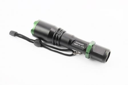 Ліхтар передній 1 діод 2800 lumen алюмінієвий, Li-ion 3.7V 3800mAh з зарядкою, вологозахисний, чорний BL-1820 до велосипеда
