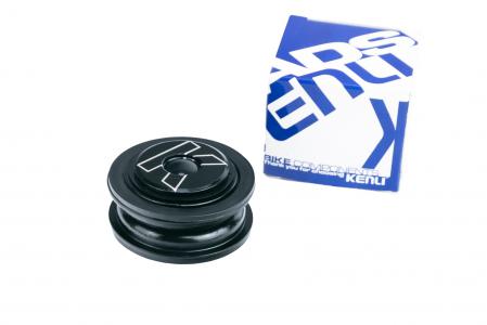 Рульова колонка 1-1/8" (44/28,6x44/30 мм) безрізьбової вилки, напівінтегрована, чорна KL-B411 до велосипеда