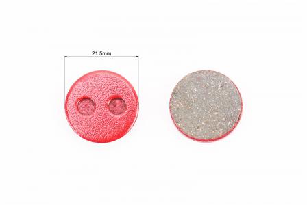 Гальмівні колодки Disk-brake (Xiaomi Mijia M365, Wiggle Voxa MD35), червоні YL-1005 до мотоцикла