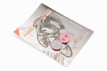 Гальмівні колодки Disk-brake (Xiaomi Mijia M365, Wiggle Voxa MD35), червоні YL-1005 до мотоцикла