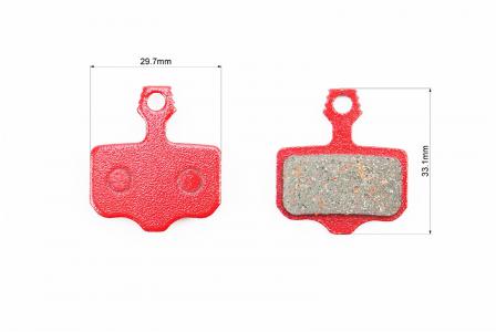 Гальмівні колодки Disk-brake (Sram X0, X7, X9, XX, Avid Elixir 1,3,5,7,8, Kugoo M5,G1,G-Booster), червоні YL-1021 до мотоцикла