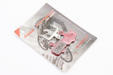Гальмівні колодки Disk-brake (Sram X0, X7, X9, XX, Avid Elixir 1,3,5,7,8, Kugoo M5,G1,G-Booster), червоні YL-1021 до мотоцикла