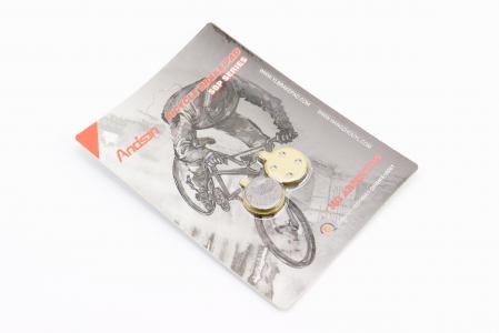 Гальмівні колодки Disk-brake (Xiaomi Mijia M365 Pro, Zoom DB250,350,450,550), жовті YL-1013 до мотоцикла