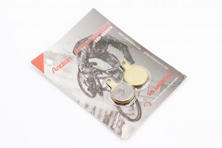 Гальмівні колодки Disk-brake (Tektro IOX,2011), жовті YL-1022 до велосипеда