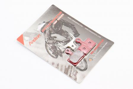 Гальмівні колодки Disk-brake (Shimano XTR,M615,666,675,785,985,988,6000,7000,8000,8020,9000,9020, R315,515,785, S700, RS785, CX75), червоні YL-1055 до велосипеда