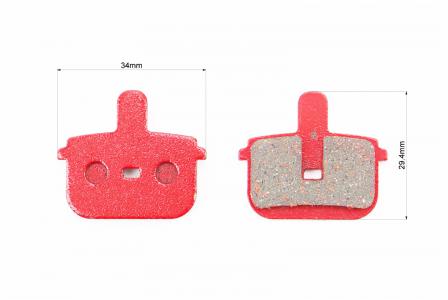 Гальмівні колодки Disk-brake (Kugoo G-Booster,M5,V1,G2 Pro, Bolids Boli-BB8-5), червоні YL-1059 до мотоцикла