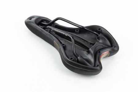 Сидіння MTB 270x160 мм, чорно-фіолетове "GEL" SD-8067 до велосипеда
