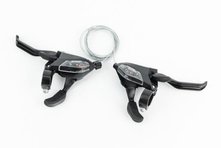 Перемикачі (моноблок) 3x7 швидкостей, чорні SL-KD-82 до велосипеда
