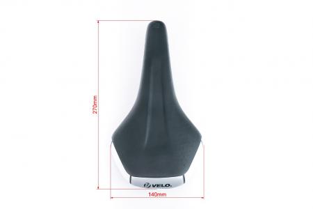 Сидіння MTB 270x140 мм, чорно-біле VL-4333 до велосипеда