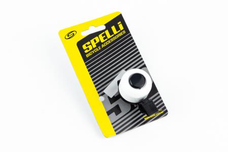 Дзвінок механічний, білий SBL-426 до велосипеда
