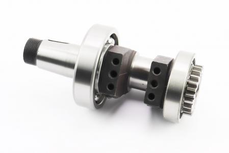 Колінвал R180NM+підшипники+шестерня, запресований, з канавкою під ст. кільце для двигуна D175/180N