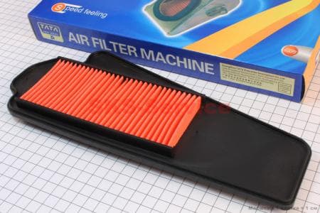 Фильтр-элемент воздушный (пластик) "картон" 50-80сс для китайских скутеров на двигатель 50-100сс 4-Т 