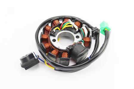 Статор генератора до скутера 125-150 см 4T, 11 котушок, роз'єм 4+2 (мама), висота 31 мм, ZHENGHE