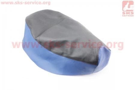 Чехол сиденья (эластичный, прочный материал) черный/синий для скутеров Wind (Viper) купить в Украине