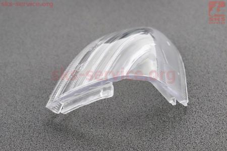 пластик - "стекло" заднего поворота левый, правый, прозрачные (крепление тип 1) для китайских скутеров Storm 50, 150, NEW (Viper)